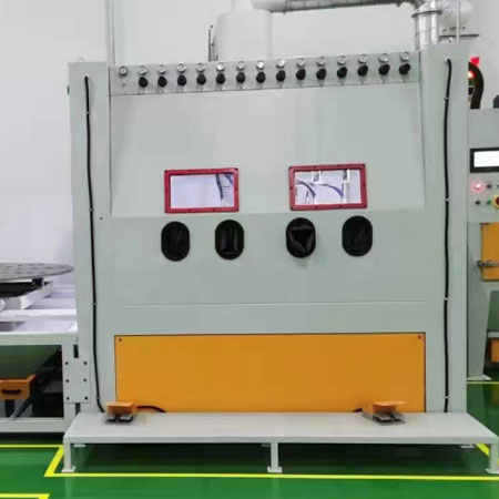 四川高效生产，从箱体手动喷砂机开始，提升零部件质量